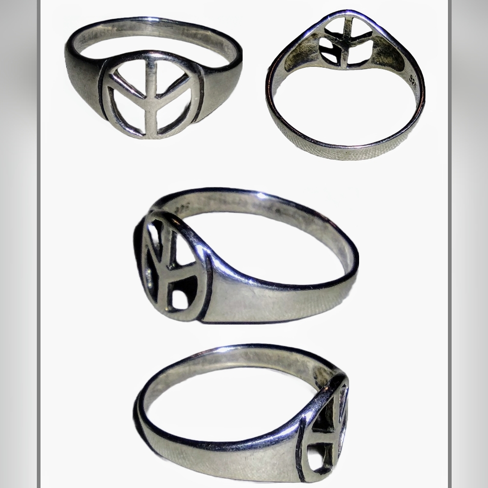 3 Sterling Silver Rings - Picture 4 of 5